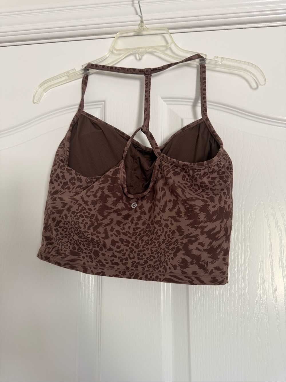 SHEIN Brown Animal Print Active Set - Top & Leggings - Picture 3 of 5